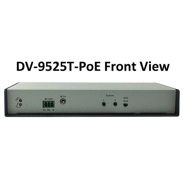 DVI/HDMI/VGA USB KVM Transmitter over PoE with Video-Wall